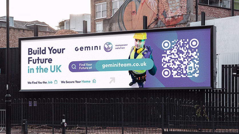 Gemini wide billboard
